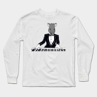 Pianist Who has been turned into a tapir Long Sleeve T-Shirt